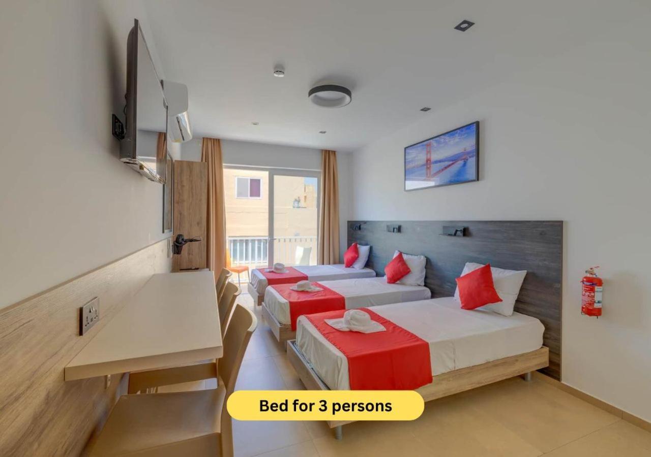 Bayside A Apartments Saint Julian's Bagian luar foto
