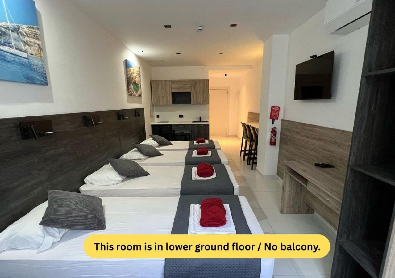 Bayside A Apartments Saint Julian's Bagian luar foto