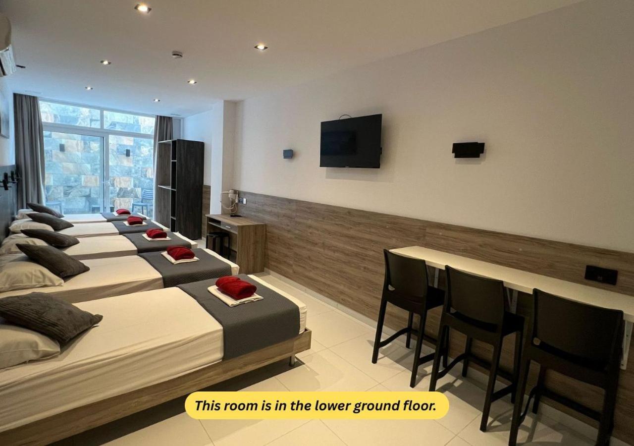 Bayside A Apartments Saint Julian's Bagian luar foto