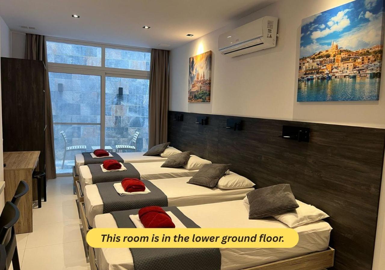 Bayside A Apartments Saint Julian's Bagian luar foto